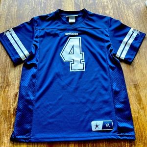 Dallas Cowboys Prescott football jersey